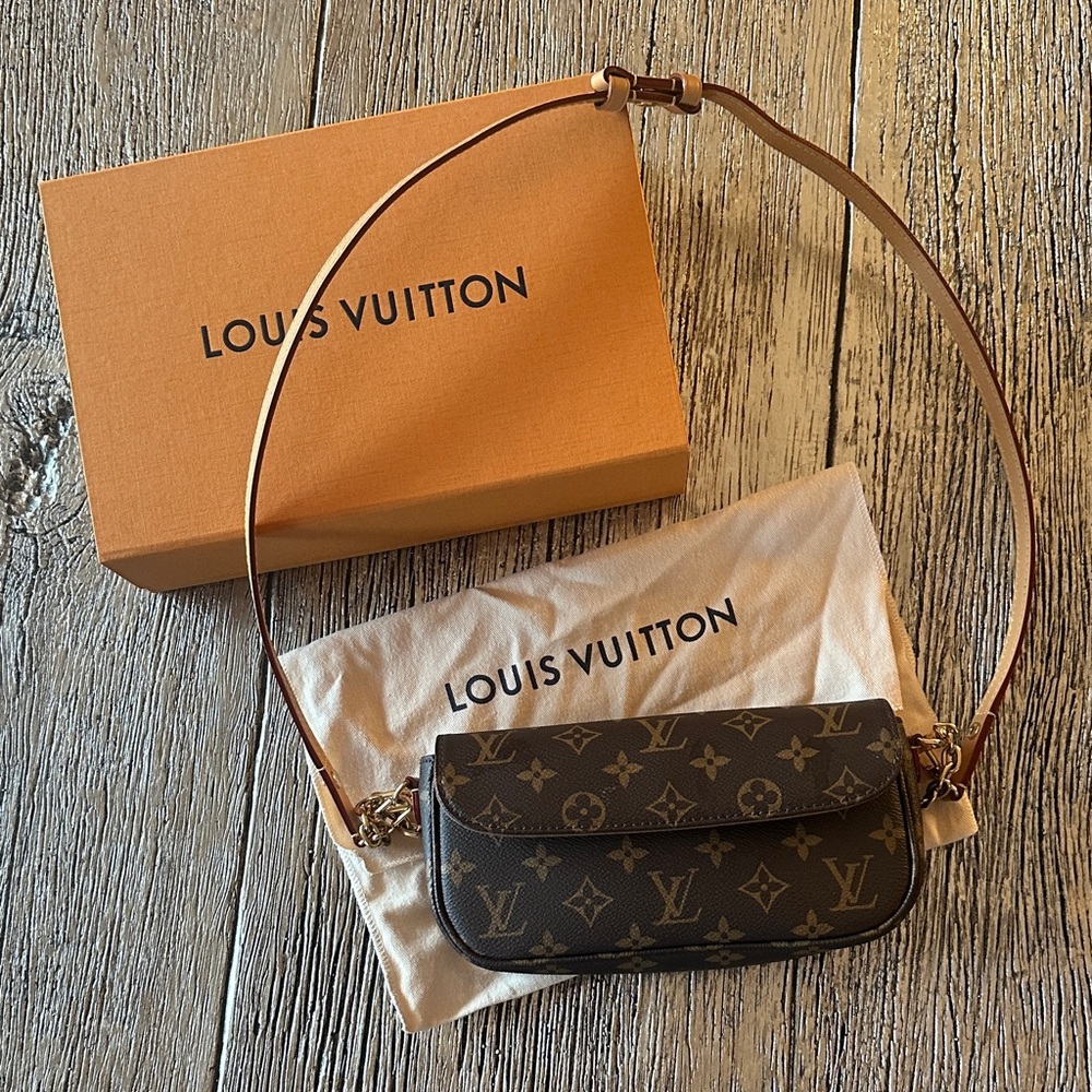 Louis Vuitton Dark Brown Monogram Crossbody Bag